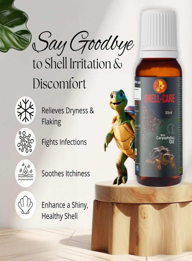 Sage Square Pet Care International Shell Care | Nourishes & Protect Turtle & Tortoise Shell | Enhances Strength, Gloss & Hydration | Prevents Cracks, Dryness & Deformities | Shell Care Solution (30ml) - Image 3